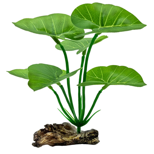 Ureverfins 2-Pack Aquarium Decor Plants Fish Tank Decorations 6-Inch Betta Fish Tank Plants Leaf Hammock Artificial Silk Aquarium Plants Betta Tank Accessories Goldfish Reptiles Plant Decor Driftwood