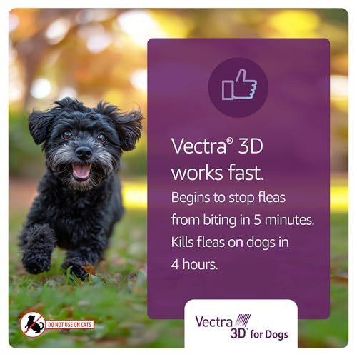 Vectra 3D For Dogs Flea Tick & Mosquito Treatment & Prevention For Small Dogs (11 20 Lbs) 3 Month Supply