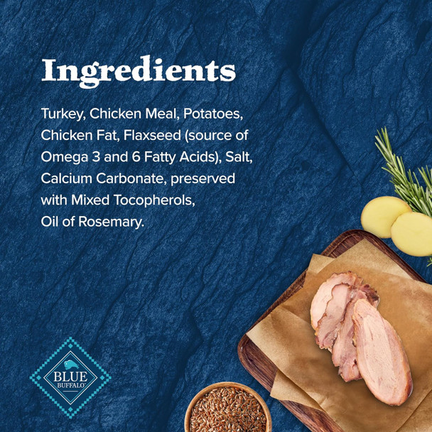 Blue Buffalo Wilderness Trail Treats High Protein Grain Dog Biscuits Crunchy Dog Treats, Turkey Recipe, 24-oz Bag