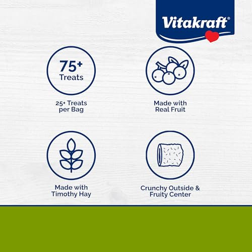 Vitakraft Bursts Small Animal Treat Wild Berry Flavor 5.28 Oz