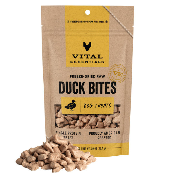 Vital Essentials Ze Dried Dog Treats Rabbit Bites Single Protein Premium Quality Grain Training Treats For Dogs 2 Oz Bag