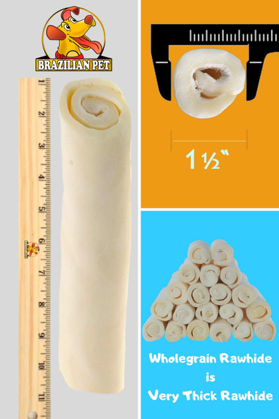 Premium Retriever Rolls 10-11 inches (10 Pack),100% Natural Dog Treat Chew. No Artificial Preservatives