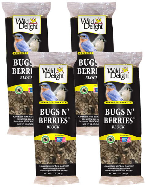 Wild Delight 388310 Bugs N' Berries Block 12 Oz
