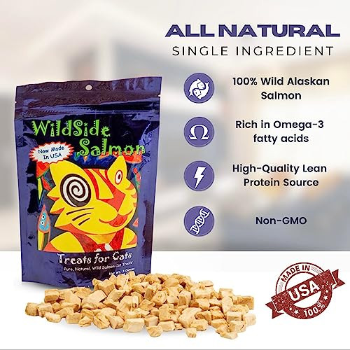 Wildsidesalmon Wildside Salmon Cat Treats - 3 Oz