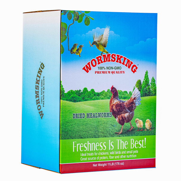 Wormsking 2Lb Dried Mealworms For Poultry Wild BirdsTasty Bird Food