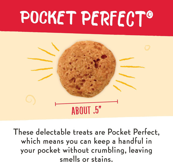 Charlee Bear Grain Crunch Dog Treats, Bacon & Blueberry Flavor, 8 oz