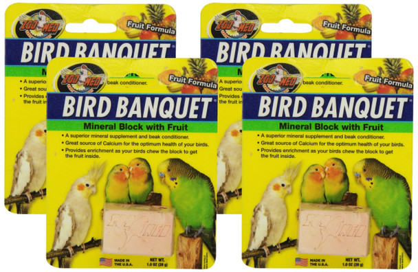 Zoo Med Fruit Bird Banquet Block Small