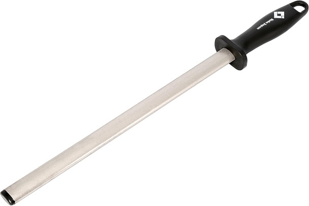 Kota Japan 12 in. Diamond Carbon Steel Professional Knife Sharpener Rod Kitchen Home or Hunting | Master Chef Hunter or Home Gourmet Blade Sharpening Rod or Stick