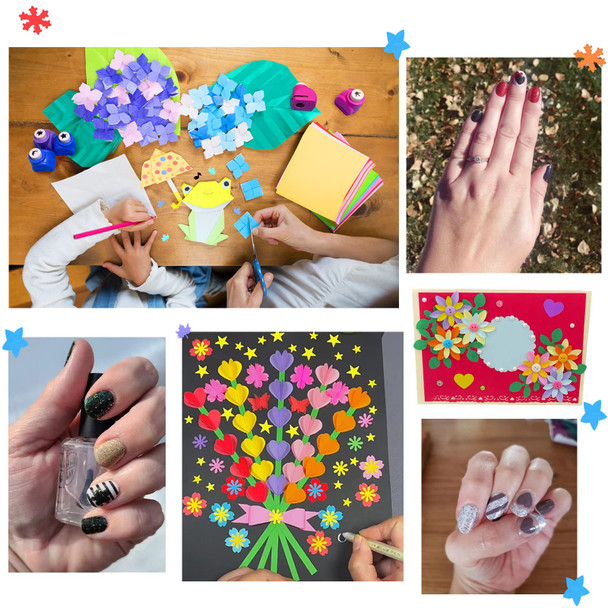 Mini Paper Craft Punch - Set of 20 (Random Cutting Shape)