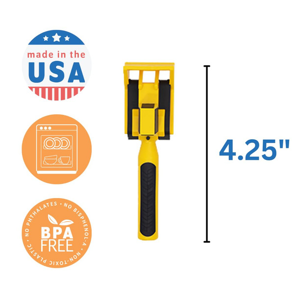 Constructive Eating Plate and Utensils Set - USA-Made Toddler Dinnerware with Divided Plates (Construction)