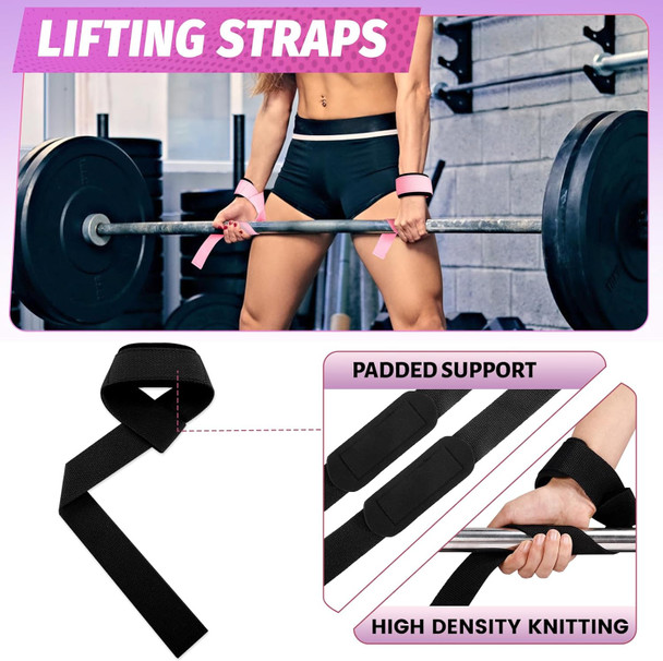 ‎Turakun Gym Barbell Pad Set: Hip Thrusts Pad for Squats Weight Lifting Gym Equipment Accessories - Black