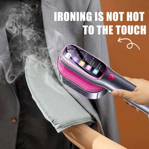 CENRR Portable Steamer Iron Steam Hanging Iron Professional Handheld 1200W Household Heating Portable Garment Steamer Clothing Surface - Purple