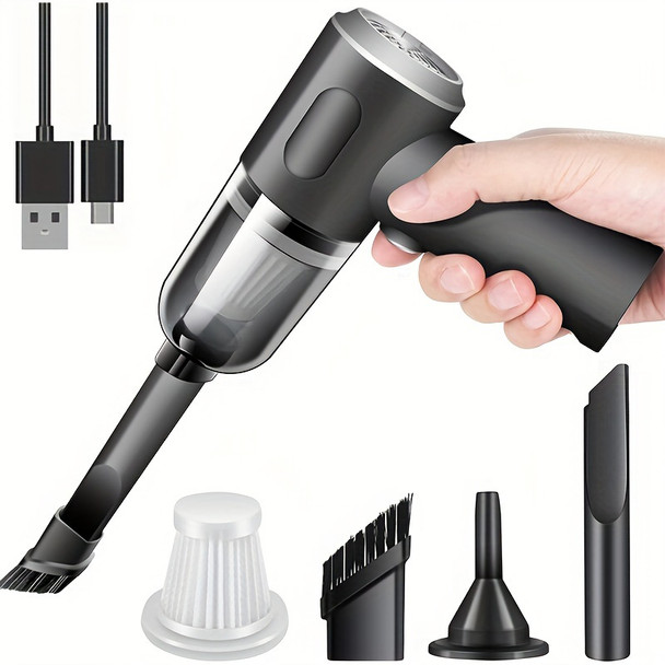 XMSJ 690000Pa Wireless Car Vacuum 2 Hours Quick Charge Wet Dry Dual-use Cleaner Cordless Handheld High-power Vacuum Cleaner