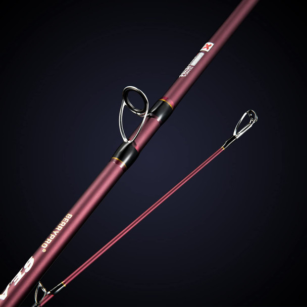 Berrypro Surf Spinning & Casting Fishing Rod Carbon Fiber Travel Fishing Rod(9-Feet & 10-Feet & 12-Feet & 13.3-Feet)