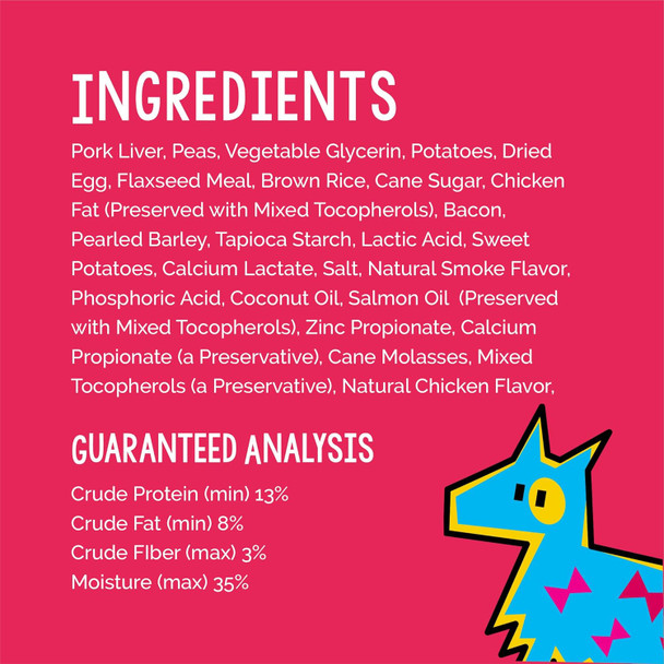 Crazy Dog Train-Me Training Reward Dog Treats 16 Oz., Bacon Regular