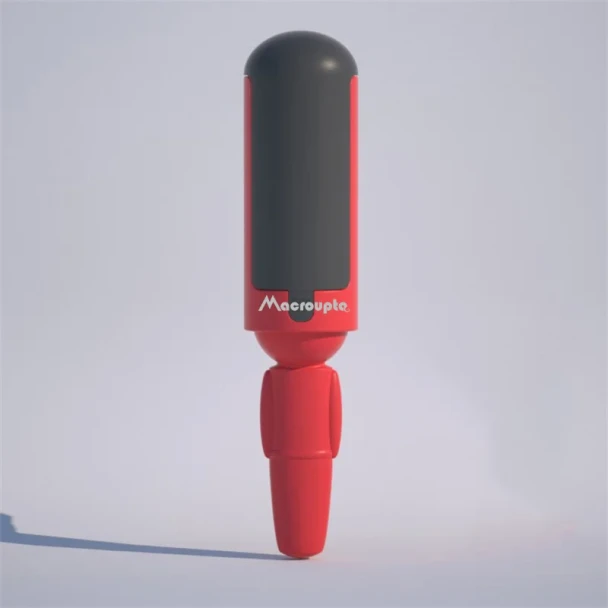 macroupta Pet Hair Remover Clothes Electrostatic Multi-purpose Brush Cat Dog Hair Sticker Roller Sticker Self-cleaning Lint Hair Remover - RED