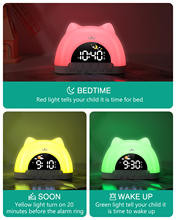 ORIA Kids Alarm Clock Sleep Training Alarm Clock Wake Up Clock with 11 Color Night Light & Child Lock Clocks for Boys Girls Gift