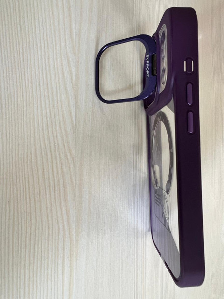 Protective Phone Case for iPhone 17 Pro Purple with Camera Lens Protection