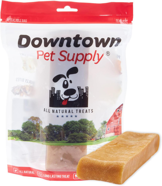 Downtown Pet Supply - Monster Yak Cheese Himalayan Dog Chews - Natural Dog Treats - Dog Dental Care & Plaque Remover for Teeth - Rawhide- Dog Chews with Zinc, Calcium, Vitamin D