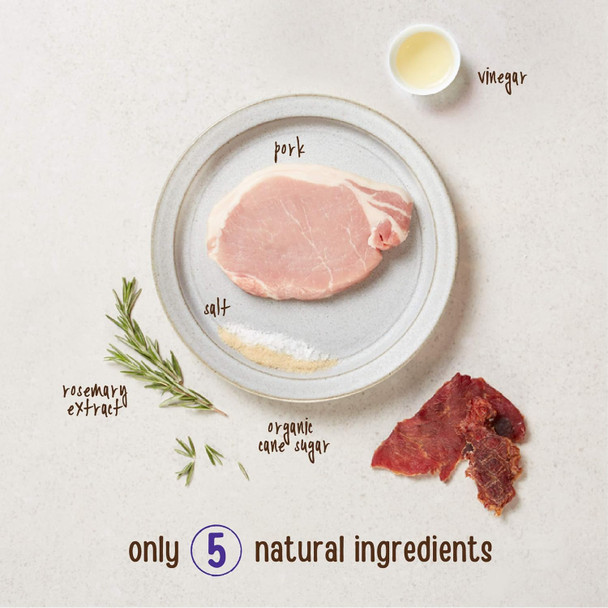 Full Moon Natural Cut Pork Jerky Healthy All Natural Dog Treats Human Grade Grain 10 oz