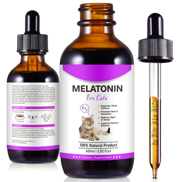 Asusxcli Melatonin For Cats Cat Calming Treats Cat Sedative For Grooming Helps