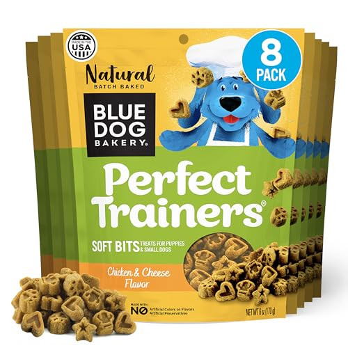 Blue Dog Bakery Natural Dog Treats Perfect Trainers Low Calorie Dog Training Treats Chicken 6Oz 8 Count