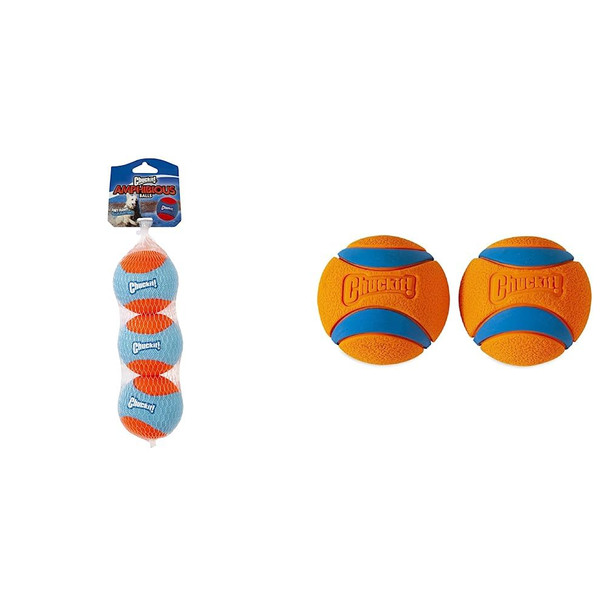 Chuckit Amphibious Fetch Balls Set Of 3 Medium Set Of 3
