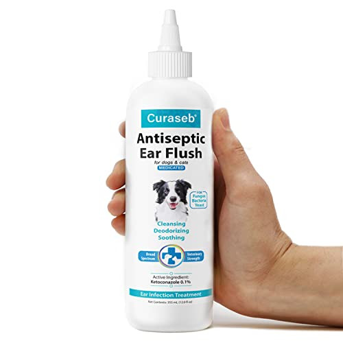 Bexley Labs Curaseb Dog Ear Infection Treatment Solution 12Oz