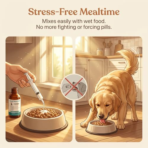 Bipinelyt Dewormer For Dogs & Cats Liquid Fenbendazole 10% Broad Spectrum Suspension 3Ml