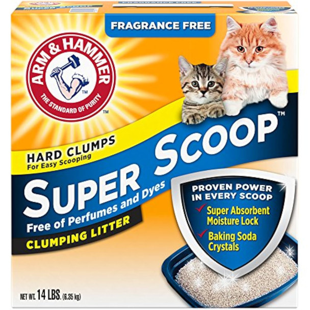 Arm & Hammer Super Scoop Litter Fragrance (Packaging May Vary 14 Lbs
