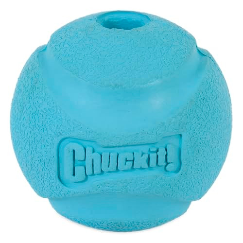 Chuckit HighBounce Rubber Fetch Ball Medium Pack Of 1 Assorted Colors For Pack Of 1 2.5 Inch