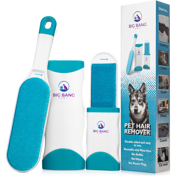 Big Bang Paws Pet Hair Remover Brush Dog Hair Remover For Clothes Lint Brush