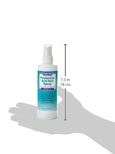 Davis Manufacturing Pramoxine AntiItch Spray For Dogs & Cats 8 Oz