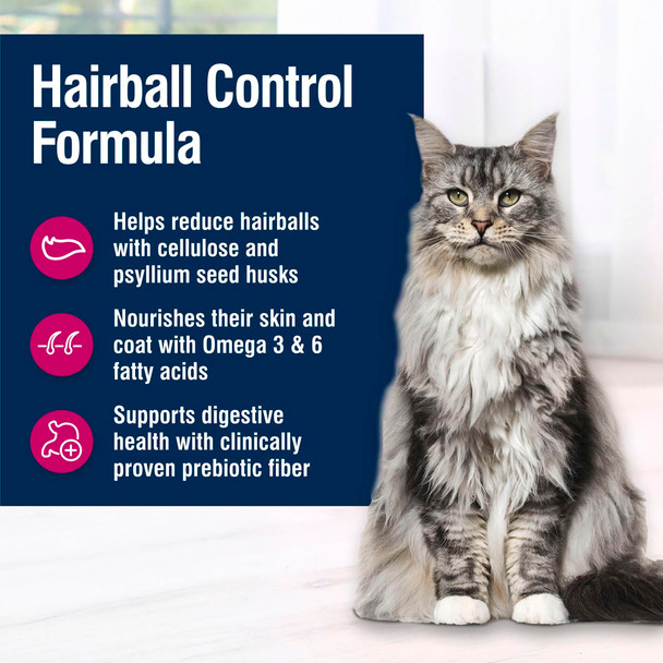 Blue Buffalo True Solutions Hairball Control Adult Dry Cat Food Made In The 3.5Lb
