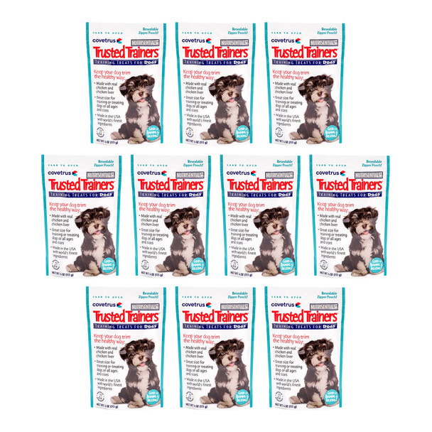 Covetrus Nutrisentials Trusted Trainers Soft Dog Training Treats Real Chicken & Chicken 4 Oz 10 Pack