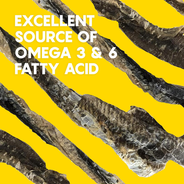 Ocean Tides Icelandic Atlantic Cod Fish Skin Treats for Dogs and Cats Dried Lean Crunch Sticks Chews Ocean Tides Icelandic Atlantic Cod Fish Skin Treats for Dogs and Cats Dried Lean Crunch Sticks Chews