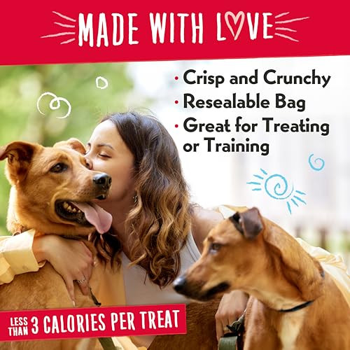 Charlee Bear Original Crunch Dog Training Treats Turkey Liver & Cranberries 3 Calories 16 Oz 3Pack