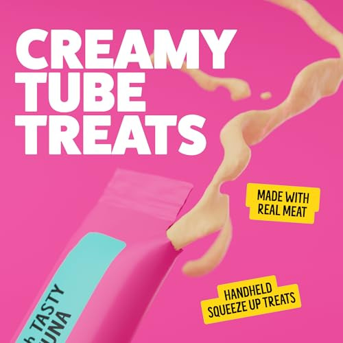 Bonkers Licky Tubes Tuna Flavored Wet Lickable Treats For Cats 4 Pack 4 Pack