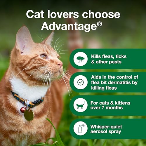 Advantage Cat Flea Treatment Spray 8 Oz