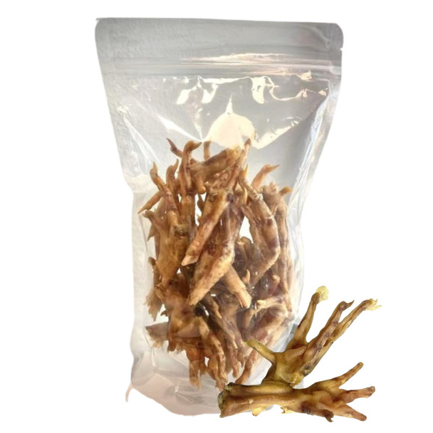 Cal Premium Natural Chicken Feet For Dogs (20 Pack) 100% Usa Sourced And 20 Pack