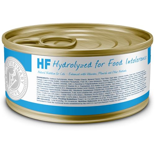 Blue Buffalo Natural Veterinary Diet Hf Hydrolyzed For Food Intolerance Wet Cat Food 5.5Oz 24 Count