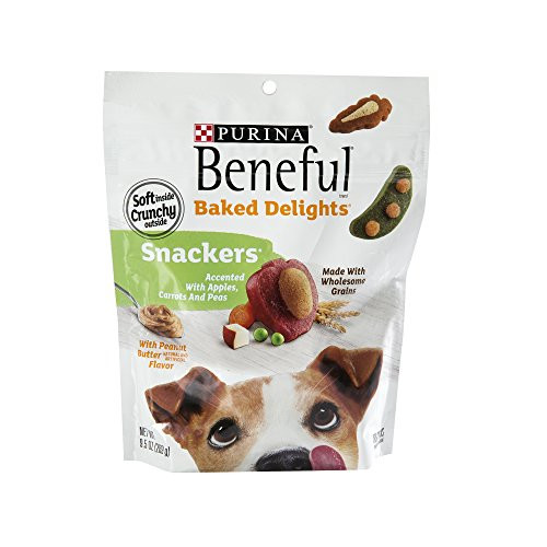 Beneful Purina Beneful Baked Delights Dog Snacks Snackers Peanut Butter & Cheese 9.5 Oz 269 G