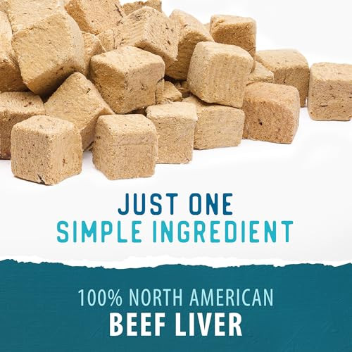 Caledon Farms Value Pack Freeze Dried Beef Liver Bites Freeze Dried Dog Treats 12.5 Oz Value Pack