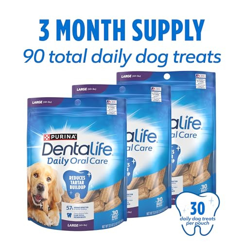Dentalife Purina Dentalife Daily Oral Care Dental Chews For Large Dogs 90 Ct