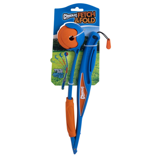 Chuckit Fetch & Fold 25M Dog Ball Launcher 25" Length Includes Medium 2060 Pounds