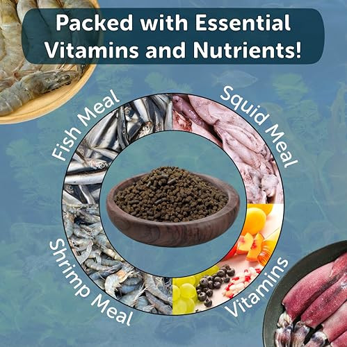 Aquatic Foods Inc. Axolotl Food 1/8" Soft Moist Sinking Pellets Rangen's Salmon Meal Pellets .11Oz