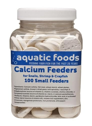 Aquatic Foods Inc. Calcium Enriched Sinking Food Disks And Holiday Feeding Food For Shrimp