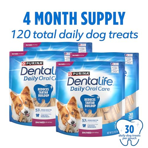 Dentalife Purina Dentalife Daily Oral Care Dog Dental Chews For Small And 120 Ct