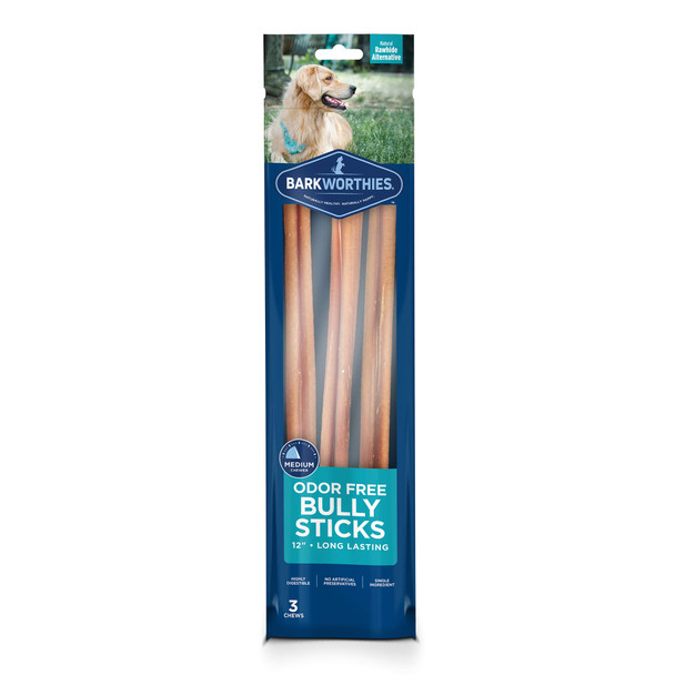 Barkworthies Bw Of Bully Stick 12" 3Pk