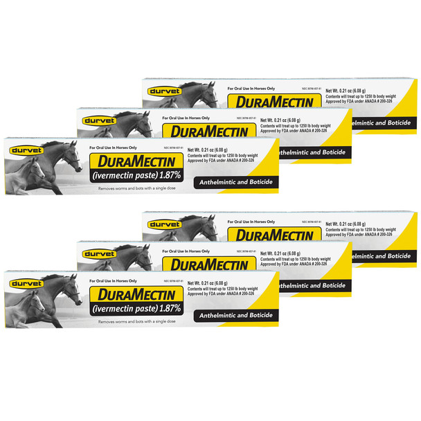 Durvet Duramectin Paste 6.08Gm 6 Count
